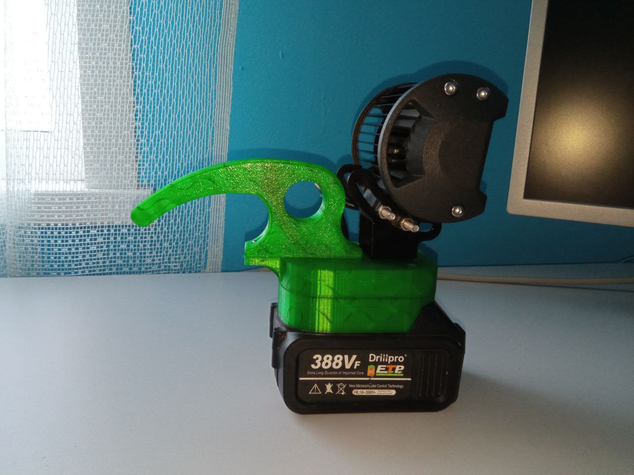 Battery flashlight for Makita battery