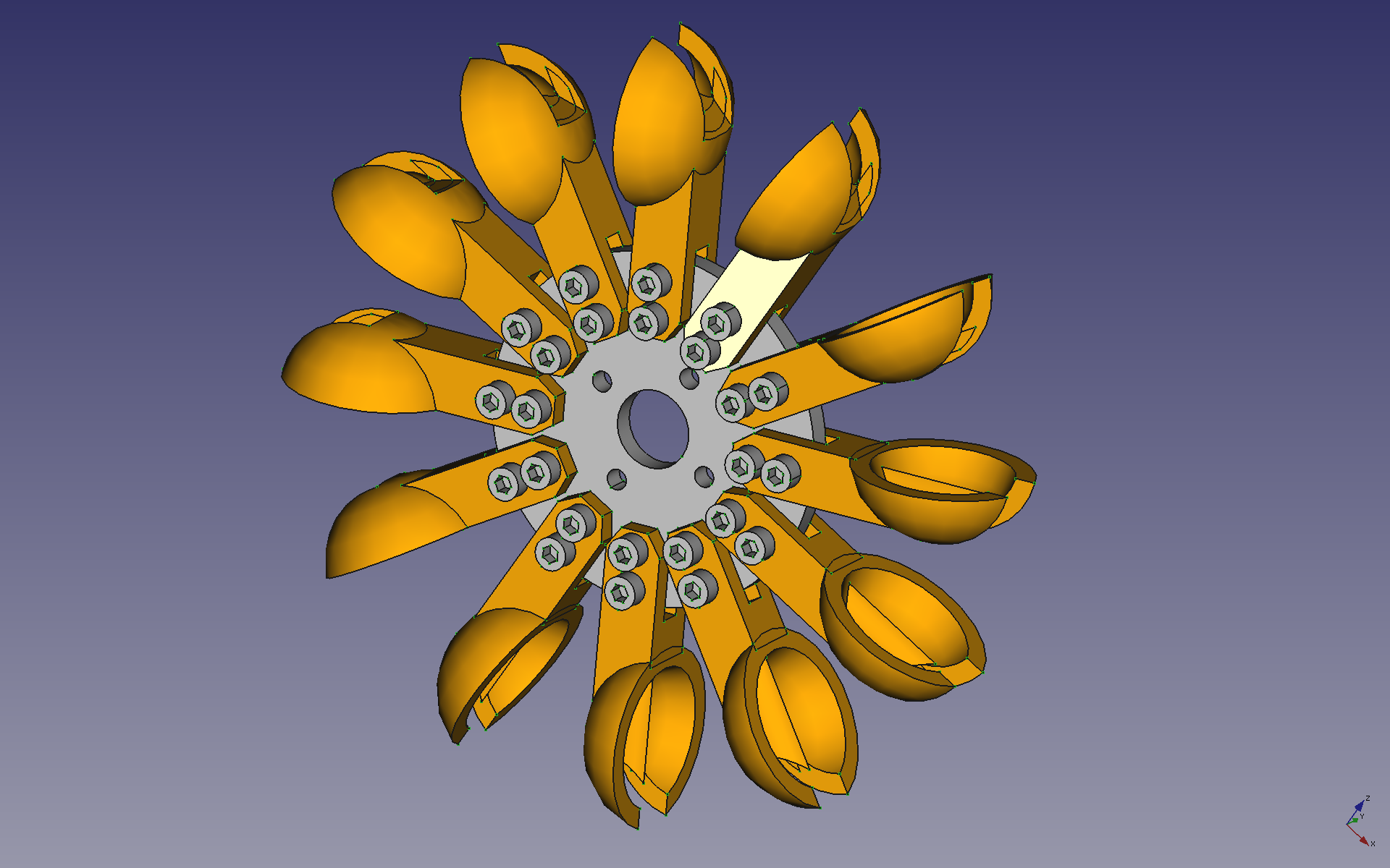 Pelton Turbine Wheel