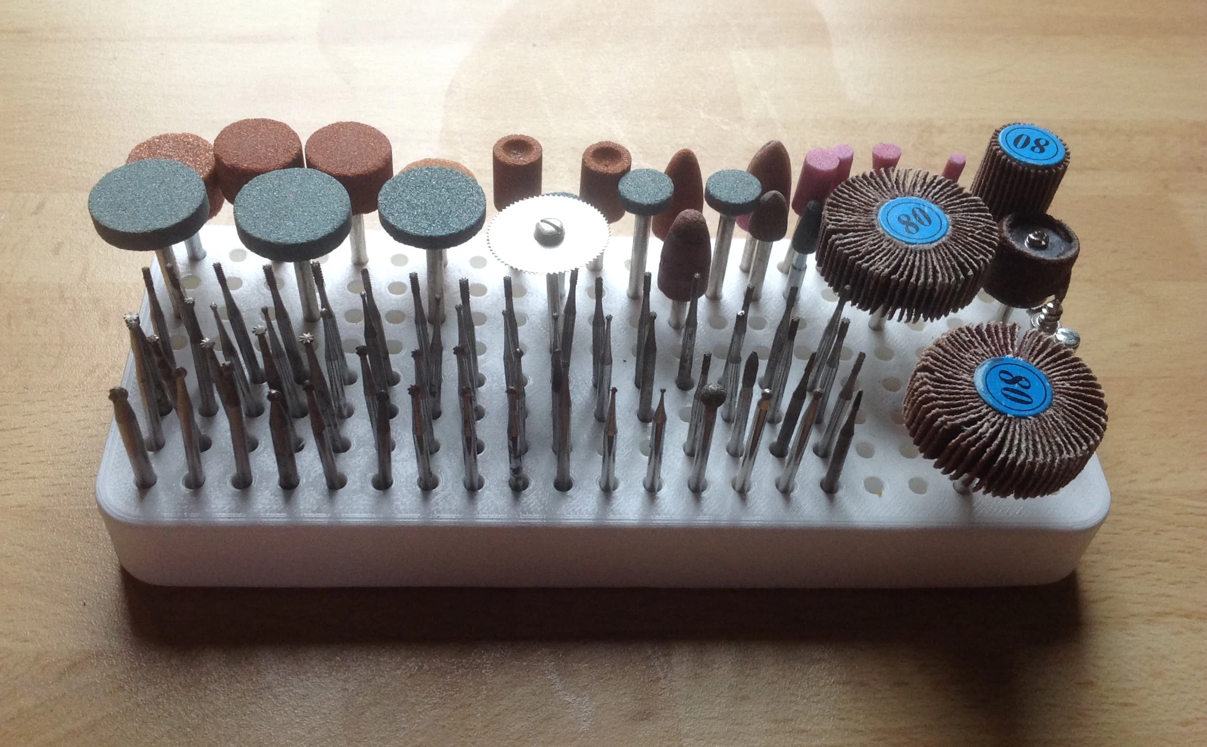 Dremel Tool Organizer 168 holes