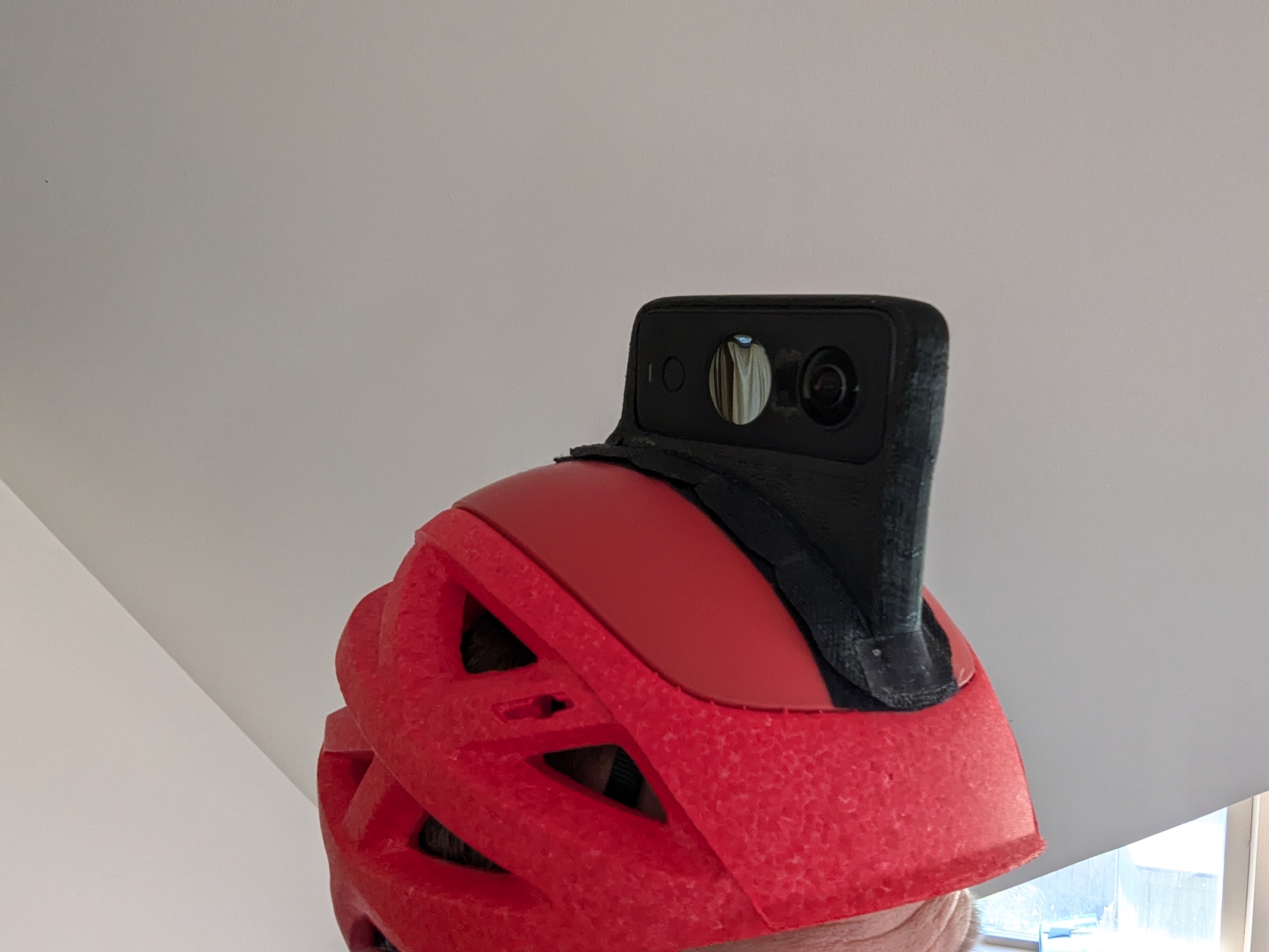 Anti-tangle Insta360 x2 helmet mount for BD Vapor