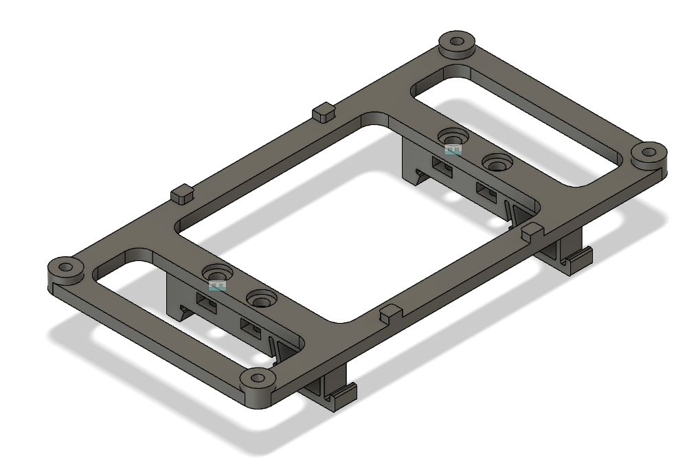 Estlcam Klemmen Adapter - DIN-Schienenhalter
