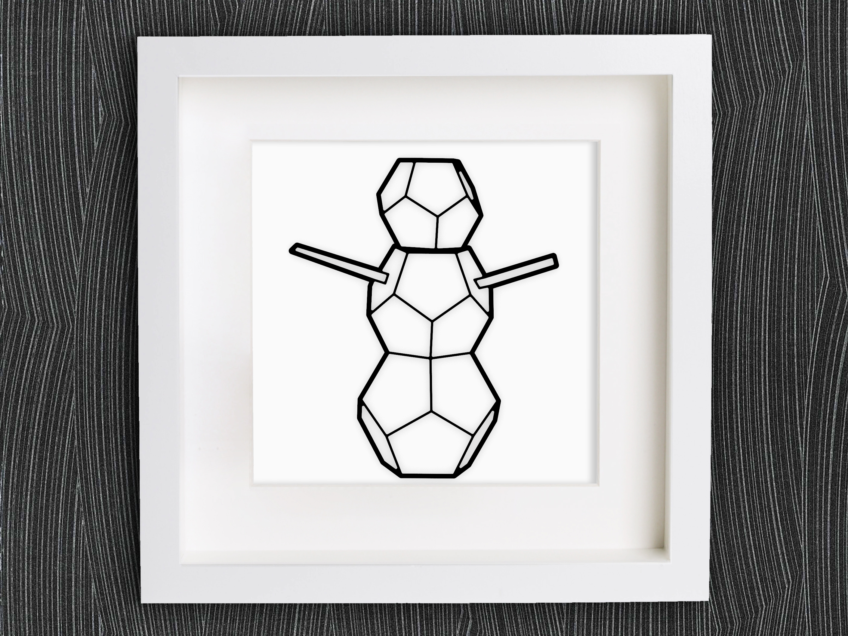 Customizable Origami Snowman