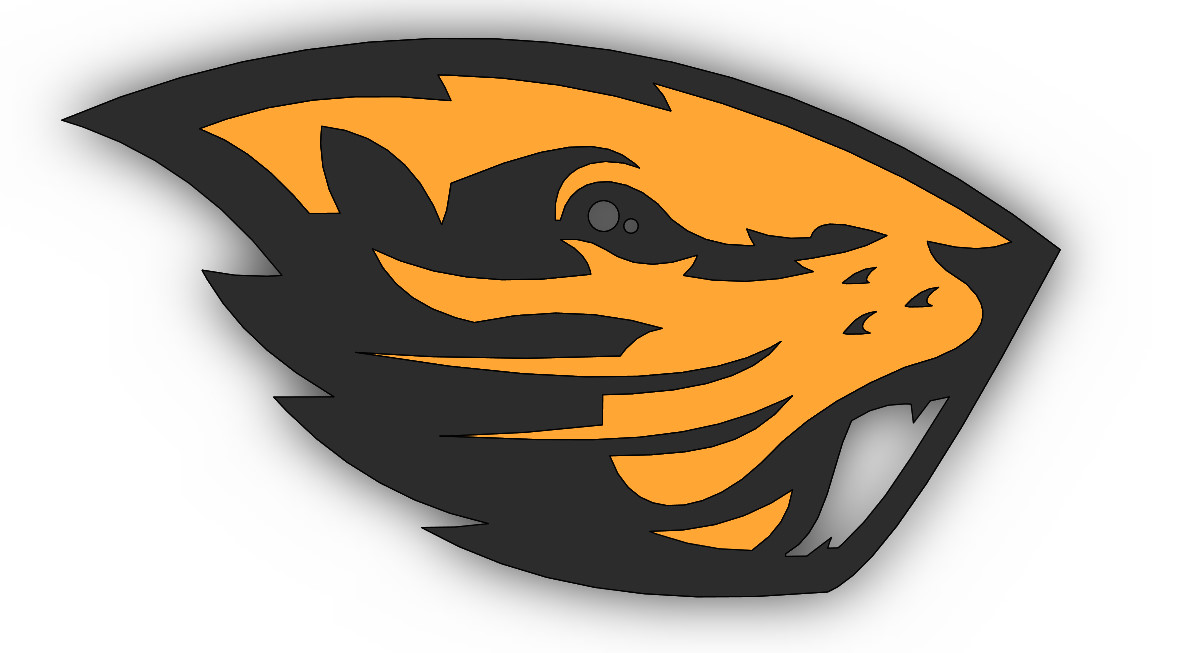 Oregon State Beavers 3d Logo