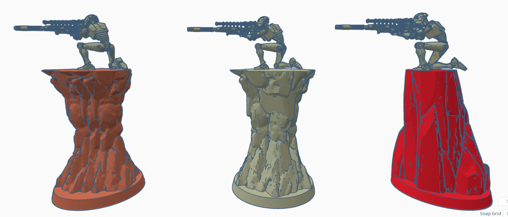 Sydonian Skatros Commando Droid Base
