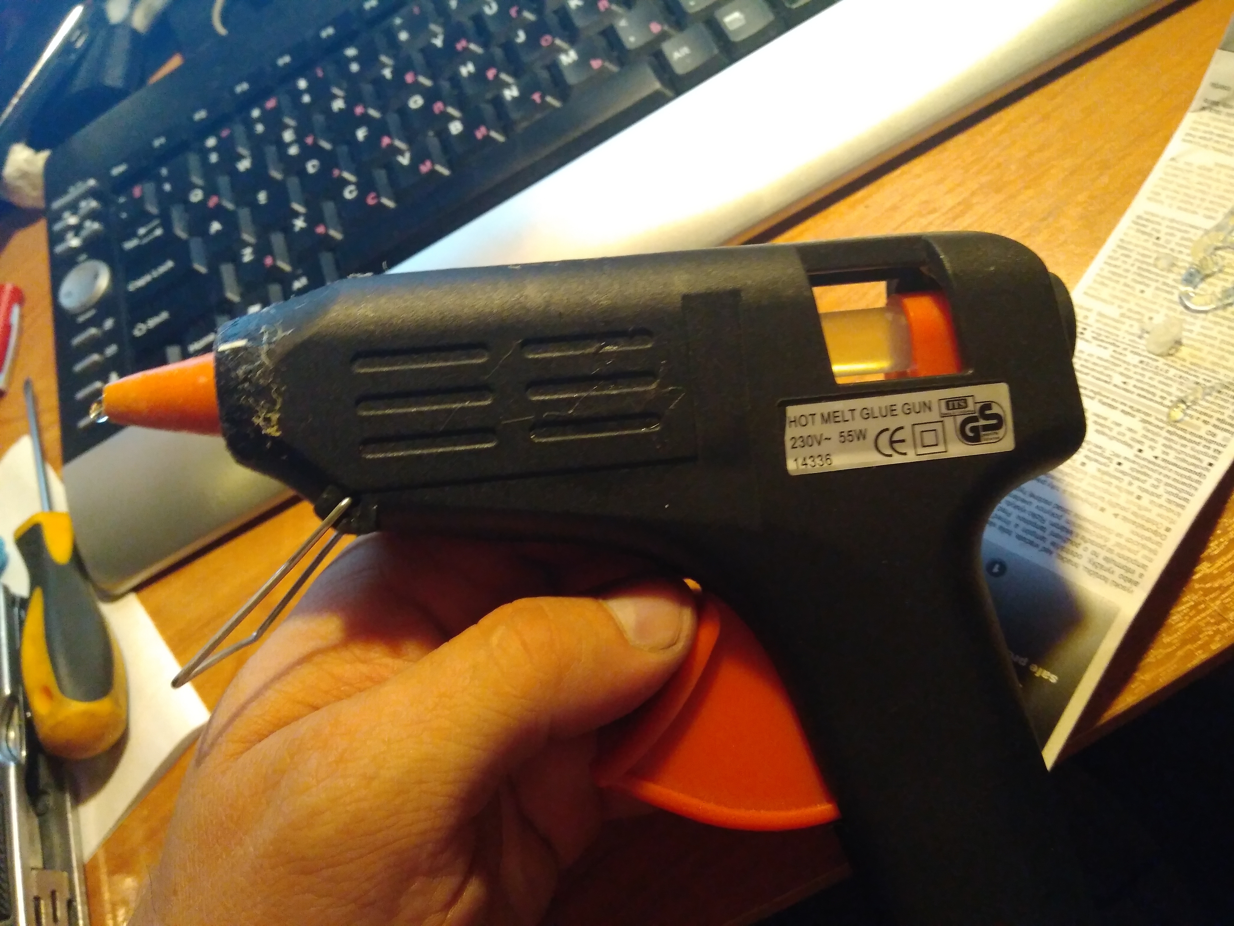 Repair for gluegun
