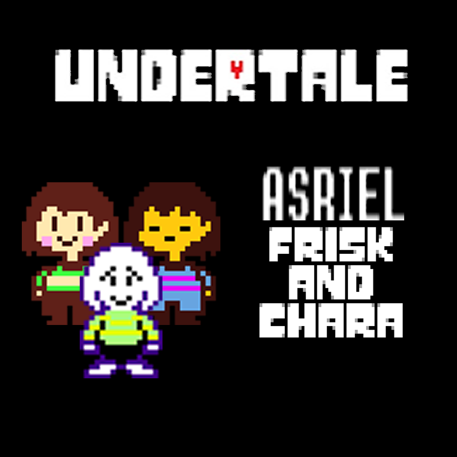 Asriel, Chara and Frisk figure - Undertale