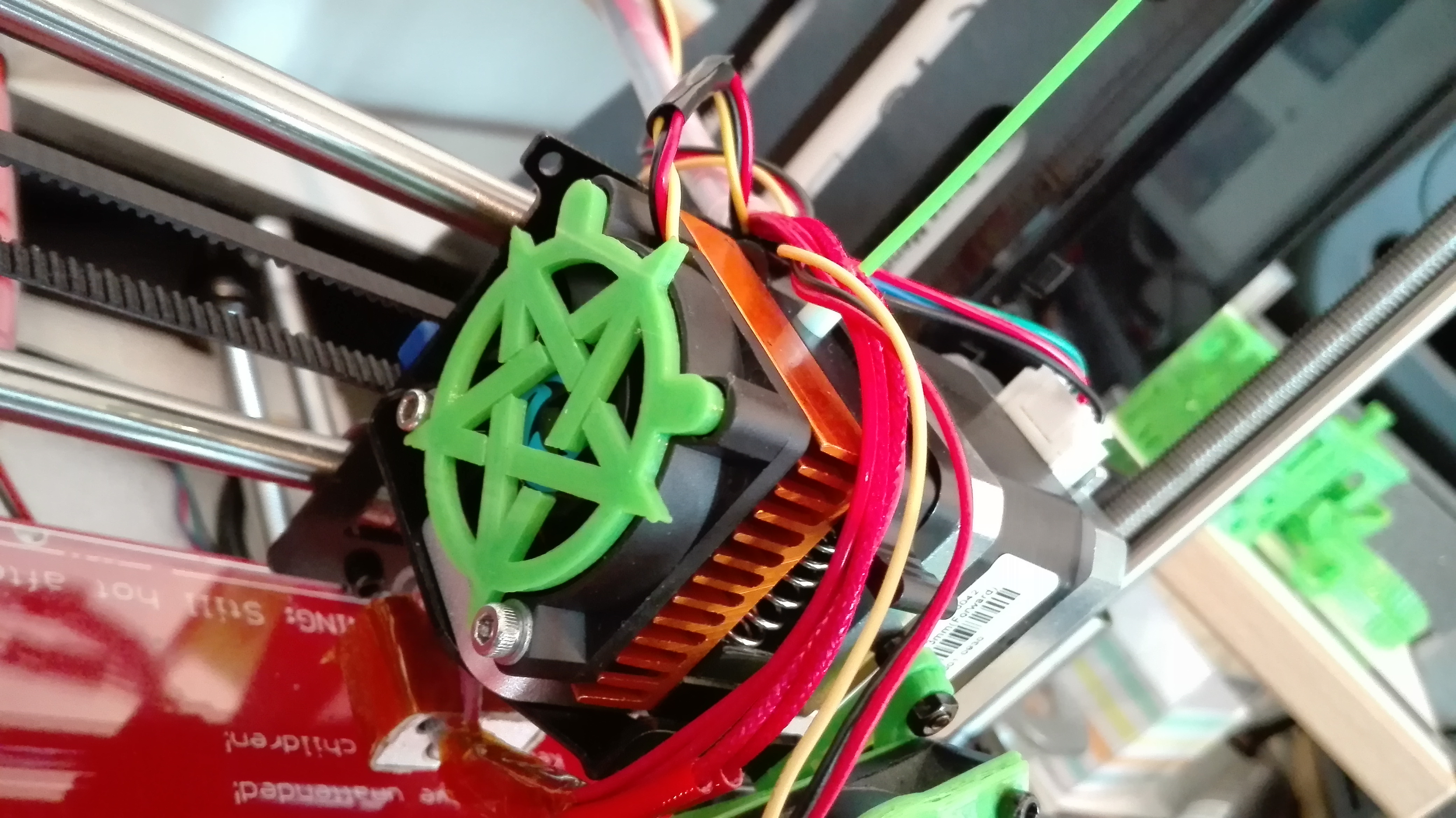 40mm pentagram fan grill