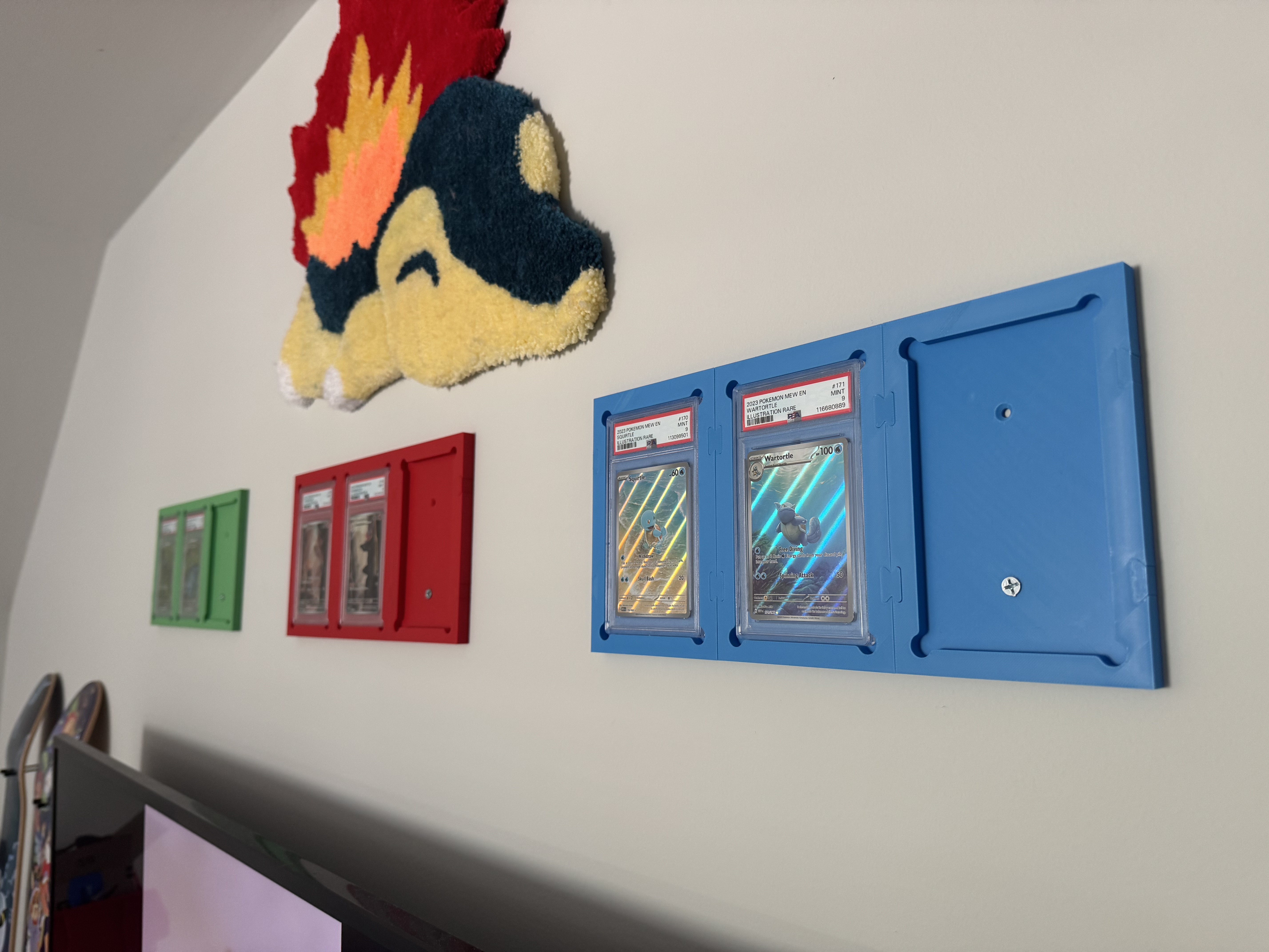 PSA Graded Card Wall Mount. Interconnectable