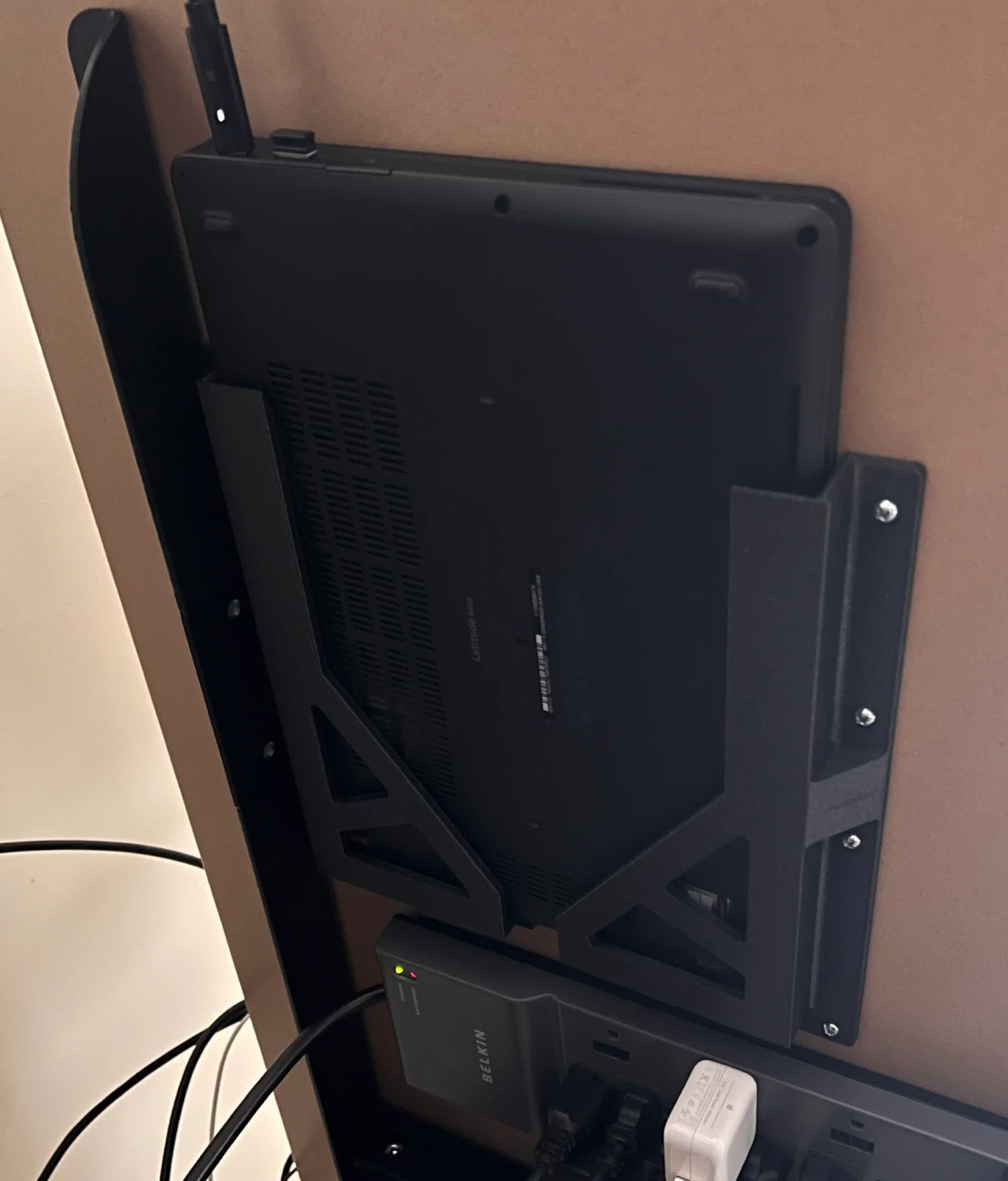 Under-desk Laptop Mount