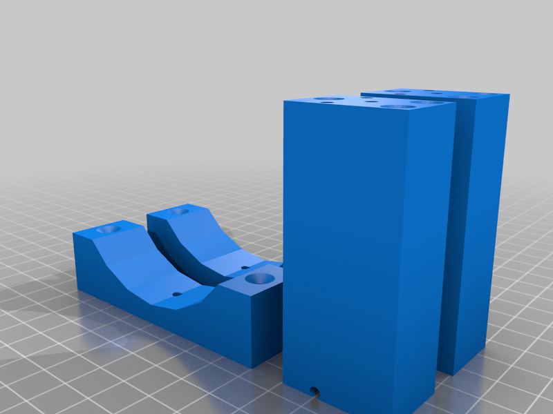 Crystal Radio Pillow Blocks & Pedestal - 2.5 Inch
