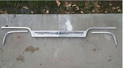 1967 Impala trunk moldings SS + 4-Door (prototype)