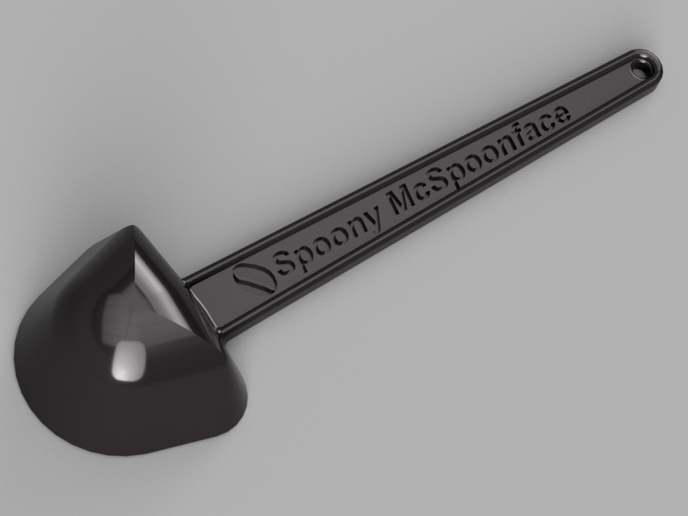 Coffe spoon 10 grams, Spoony Mcspoonface