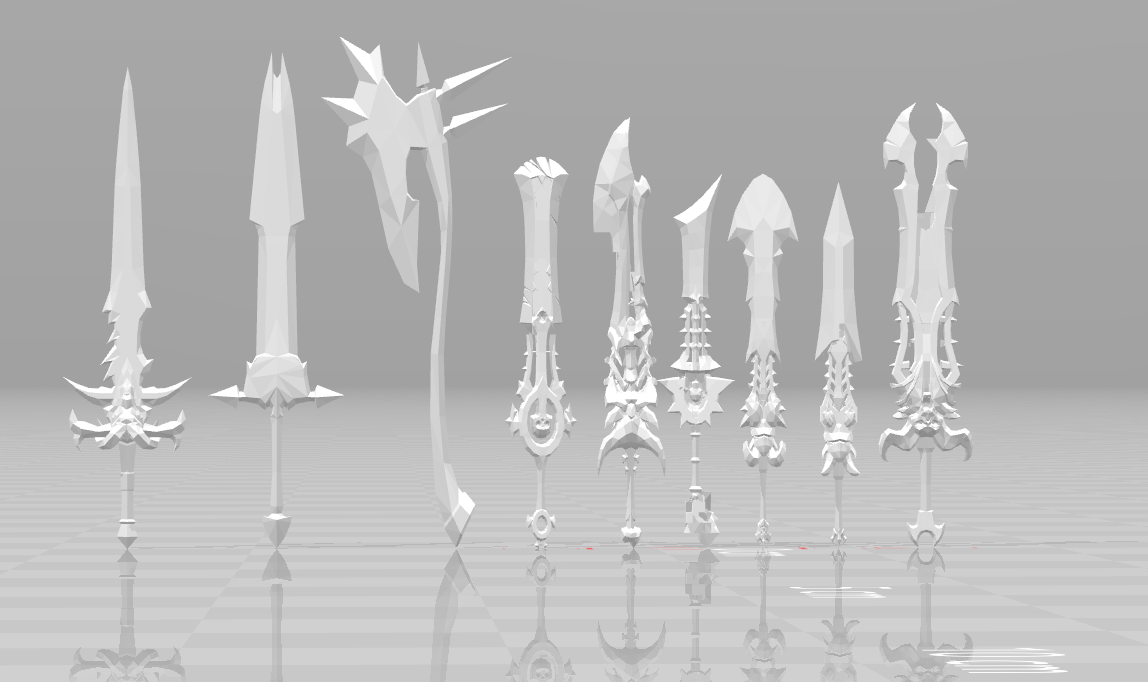 Deathknight Arsenal - 9 weapons (Frost DK pack)