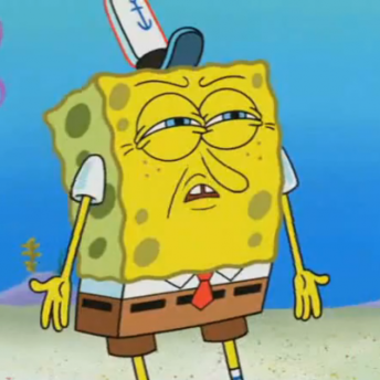 spongebob meme face