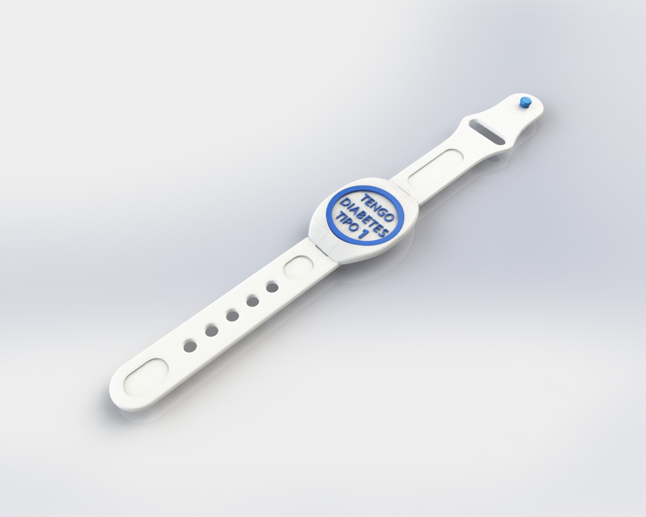 Pulsera de identificación para personas con diabetes tipo 1 & tipo 2