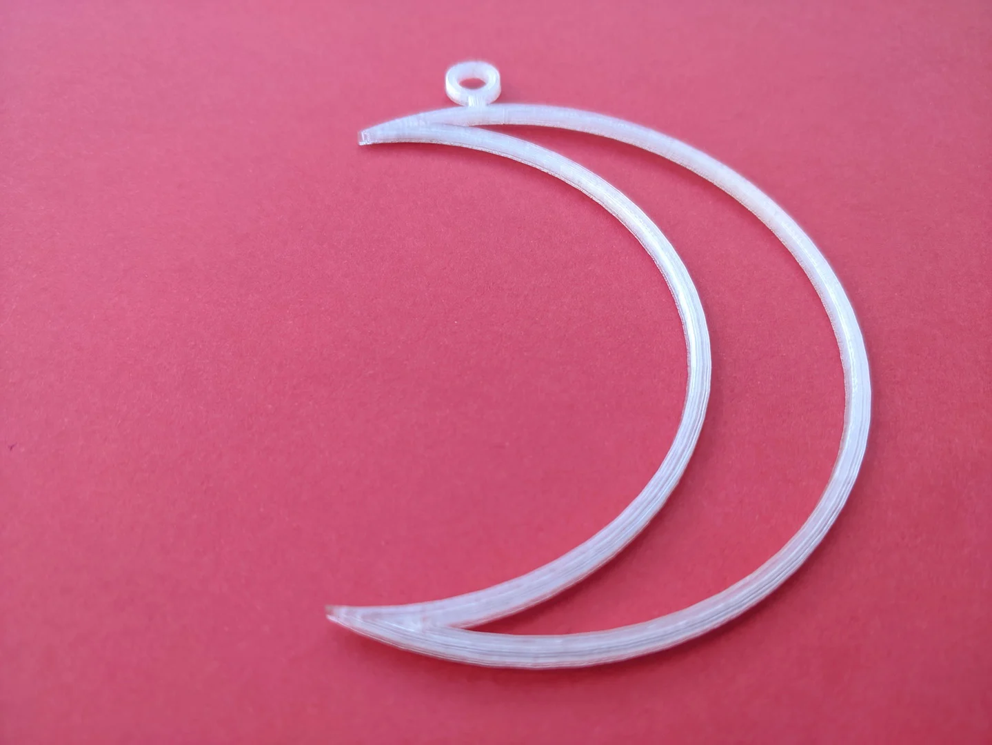 Crescent Moon with Hoop