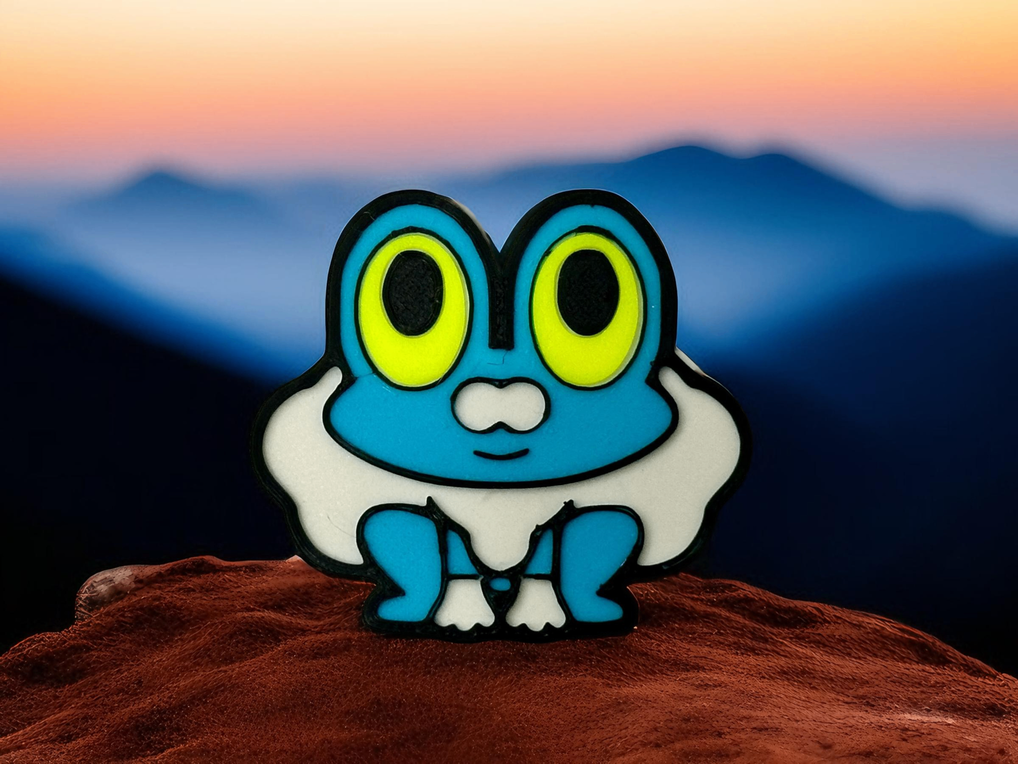 Cute Froakie Chibi Pokemon Fridge Magnet/Keychain