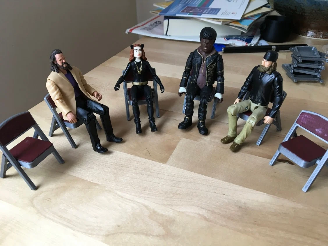 Folding Chair (1/18 scale)