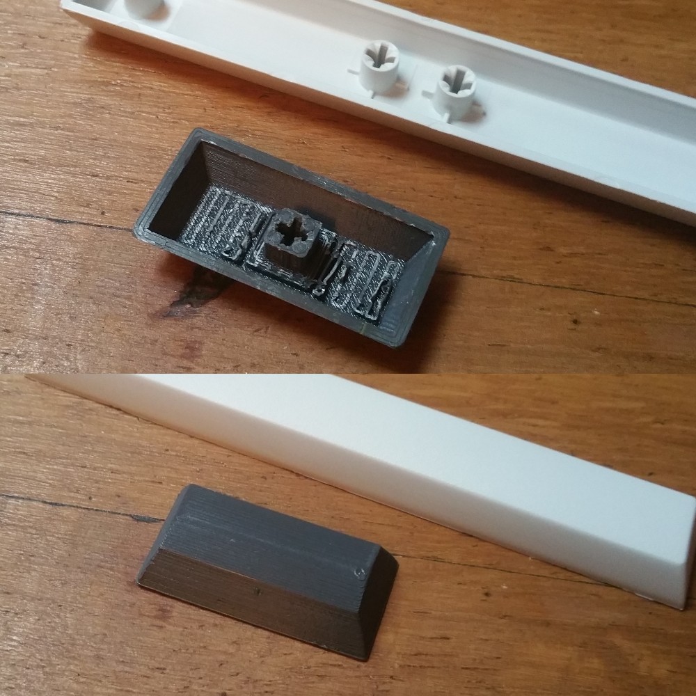 DSA 2u Spacebar with centered stem