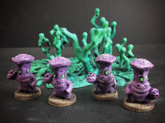 Mytoan Spore Soldiers (15mm scale)