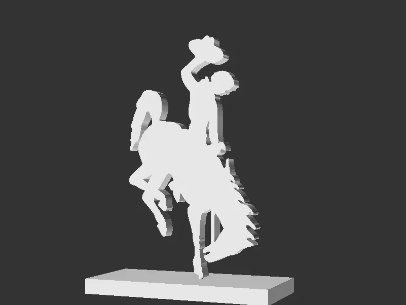 Wyoming Bronco Rider