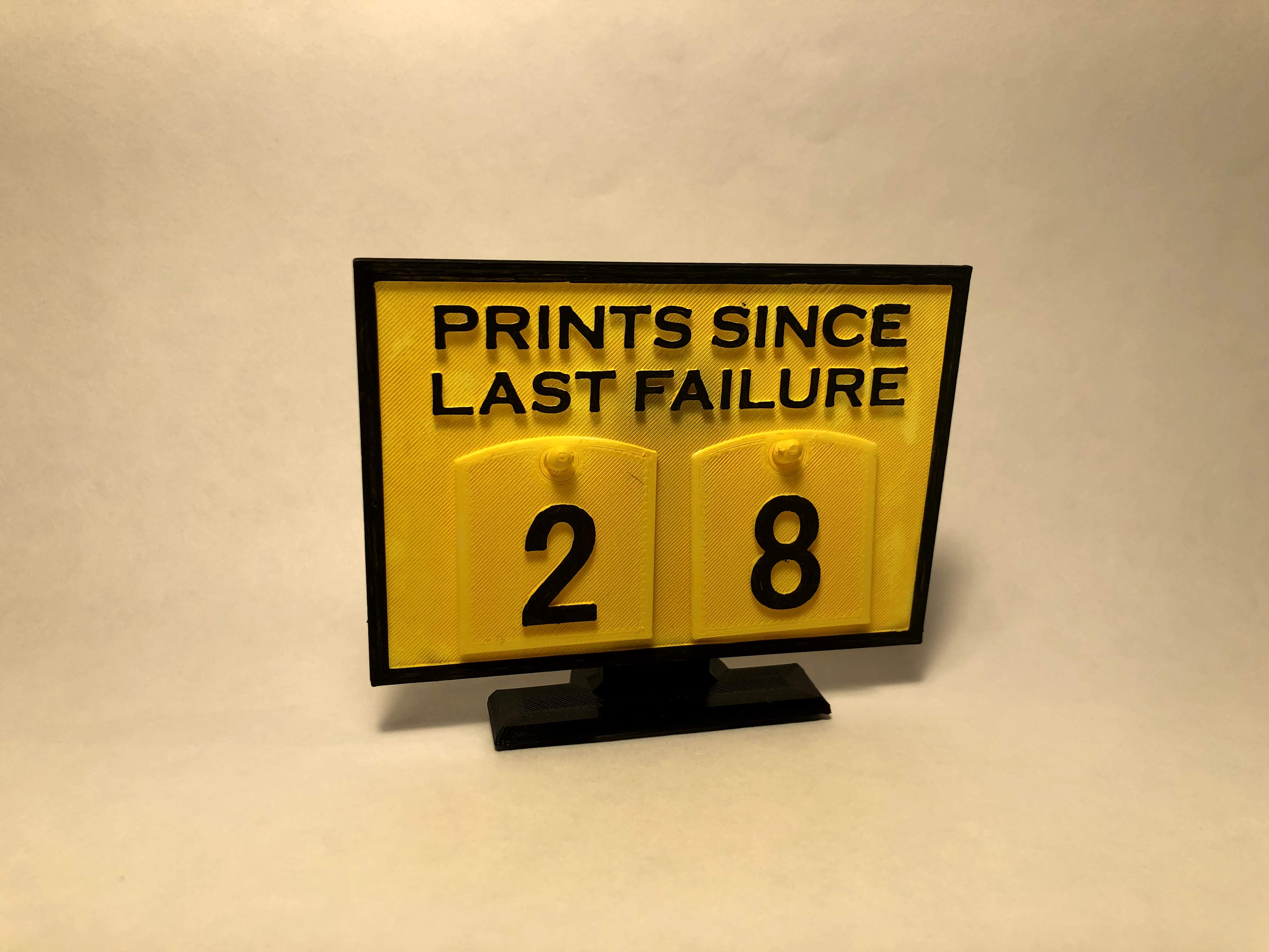Prints since last failure
