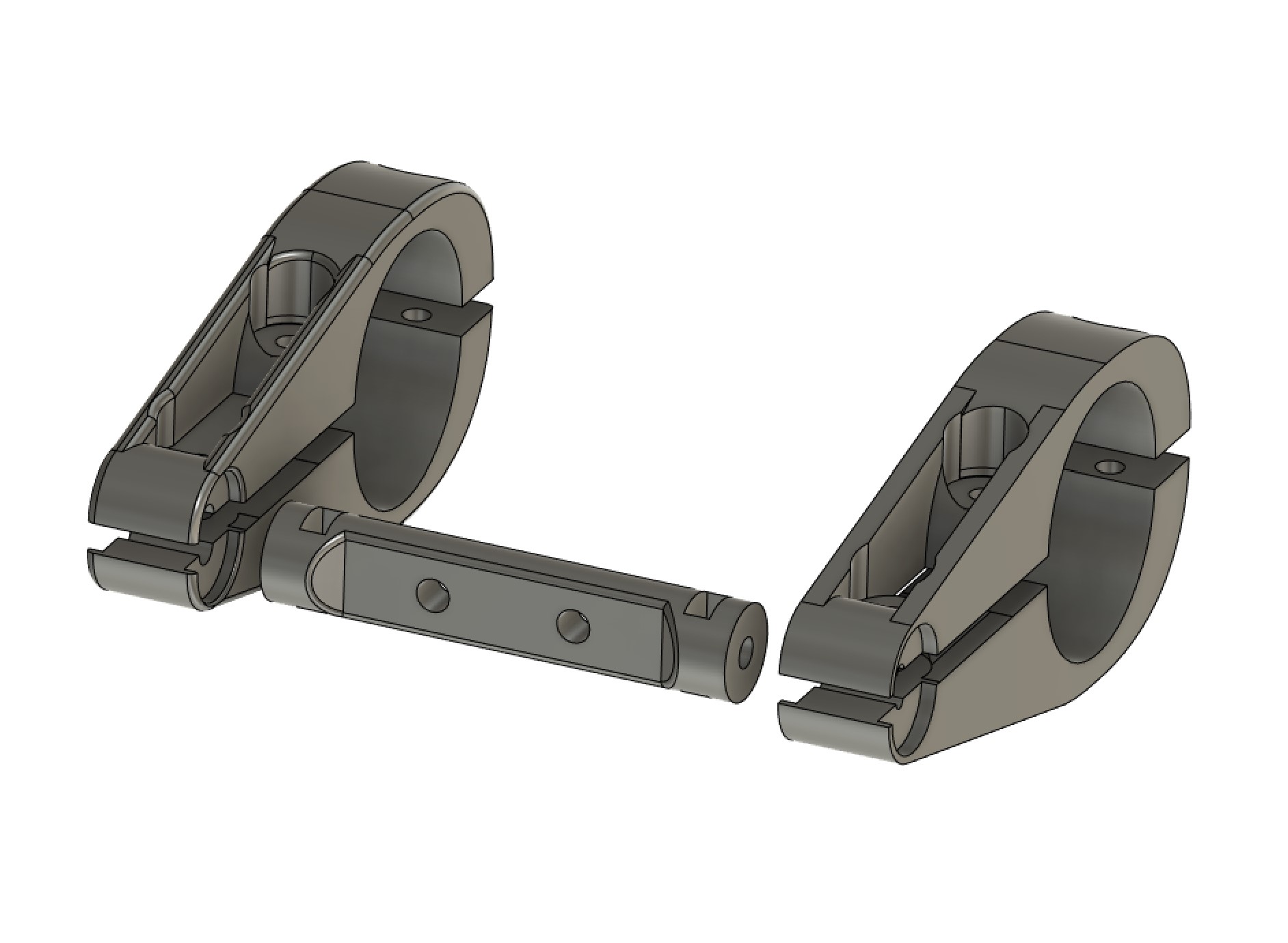 Bicycle handlebar headlight mount (holder)