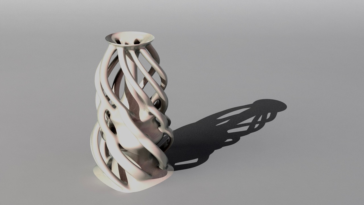 Spiral Articulated Vase