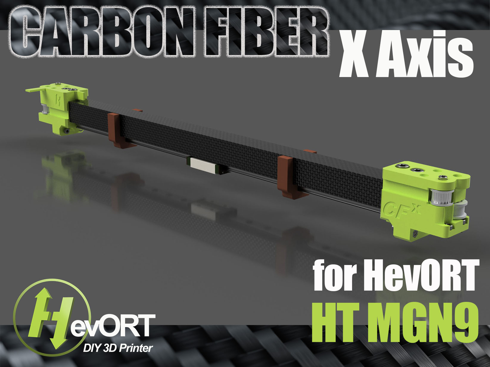 HevORT XYHT Option - CarbonFiber X cross member MGN9