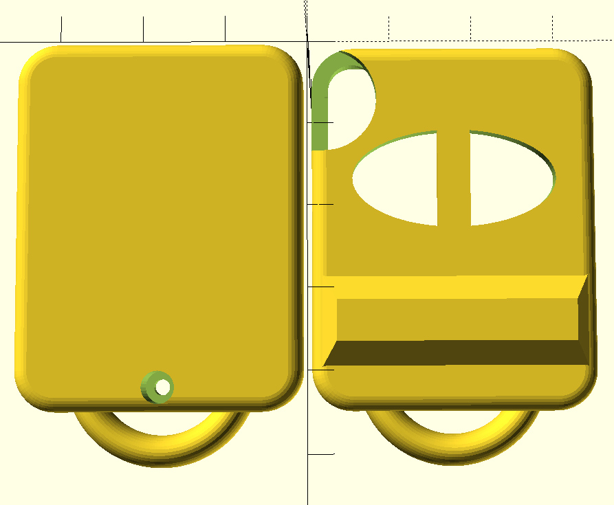 Gate access keychain A23 battery