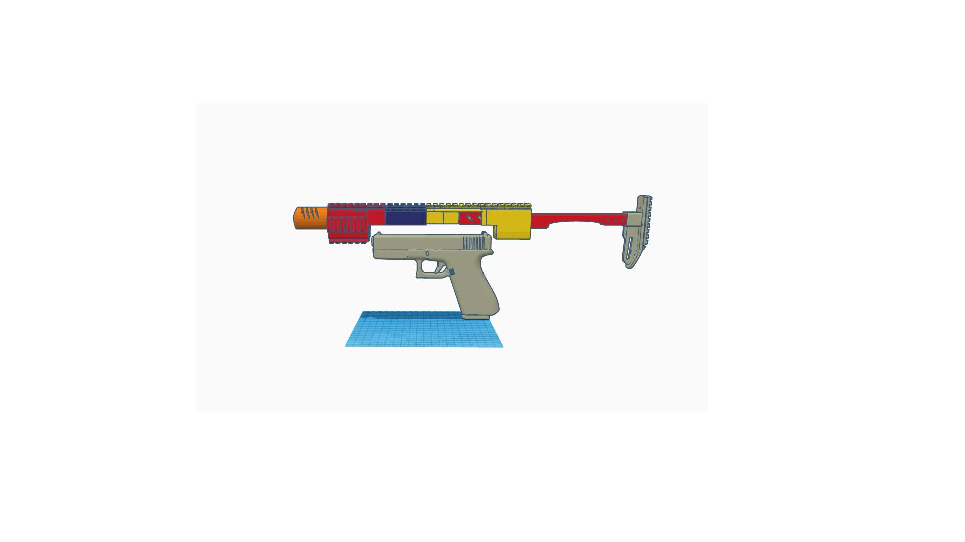 PDW Kit for AEP TM G18C Airsoft Toy
