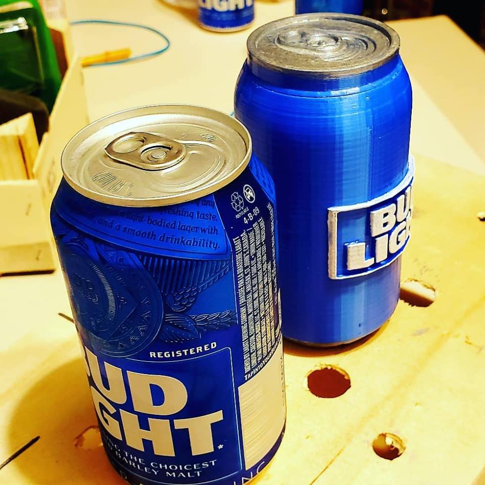Bud light can full size