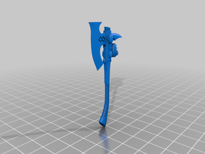 Space Elf Axes for Big Boy Spirit RObot