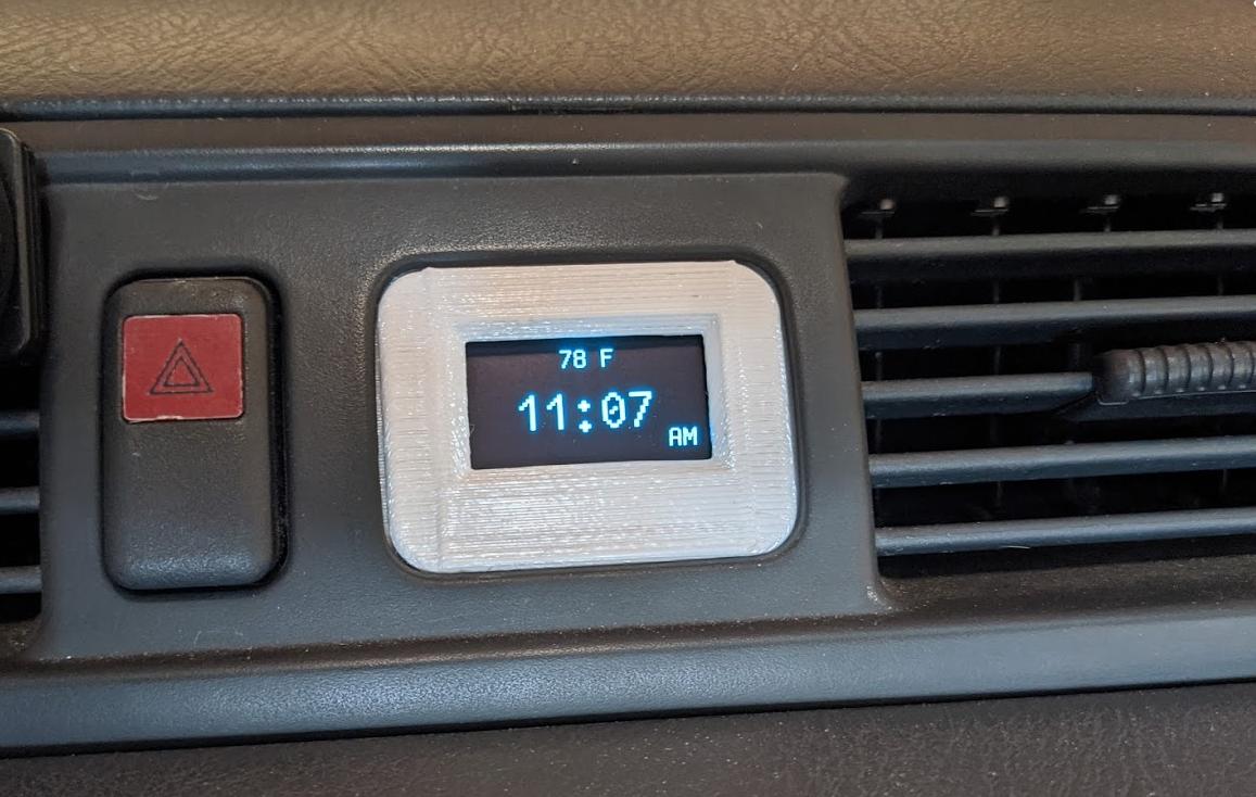 OLED CR-V Clock