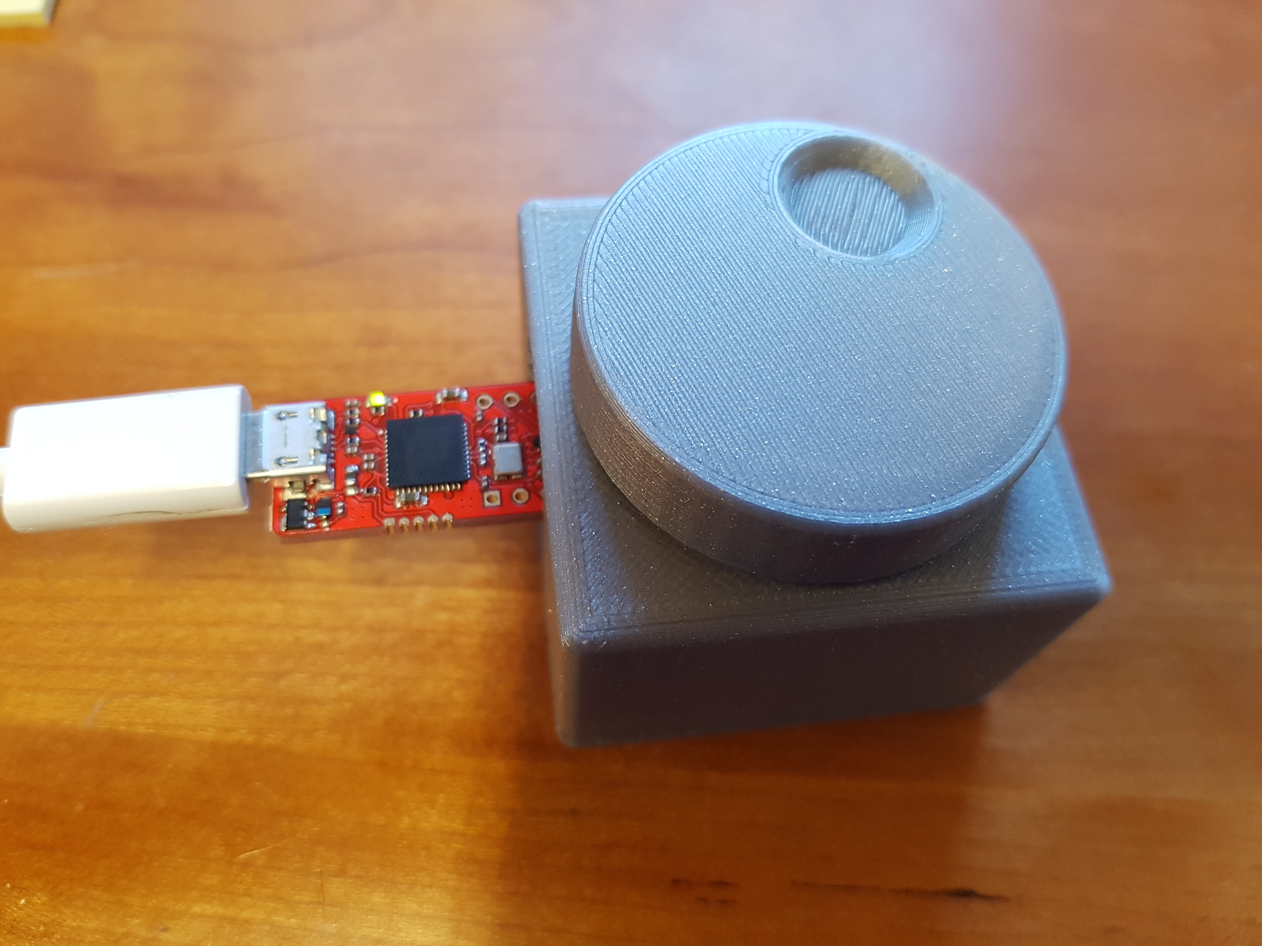 Button for Infinion '3D Magnetic 2Go Kit' (TLV493D) - With click function