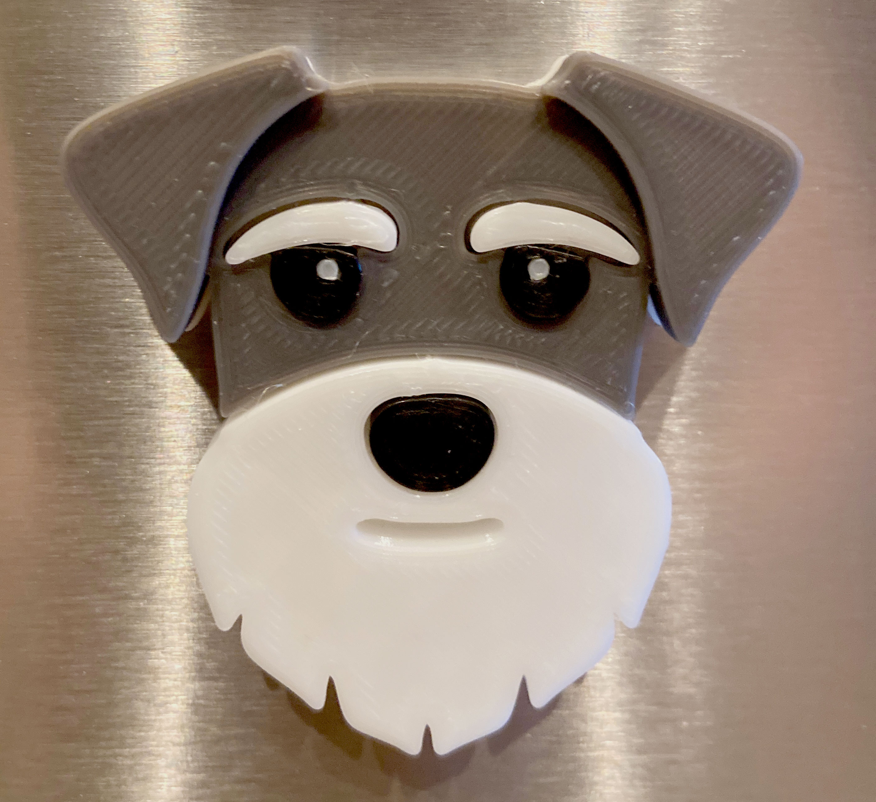 Schnauzer Dog Fridge Magnet