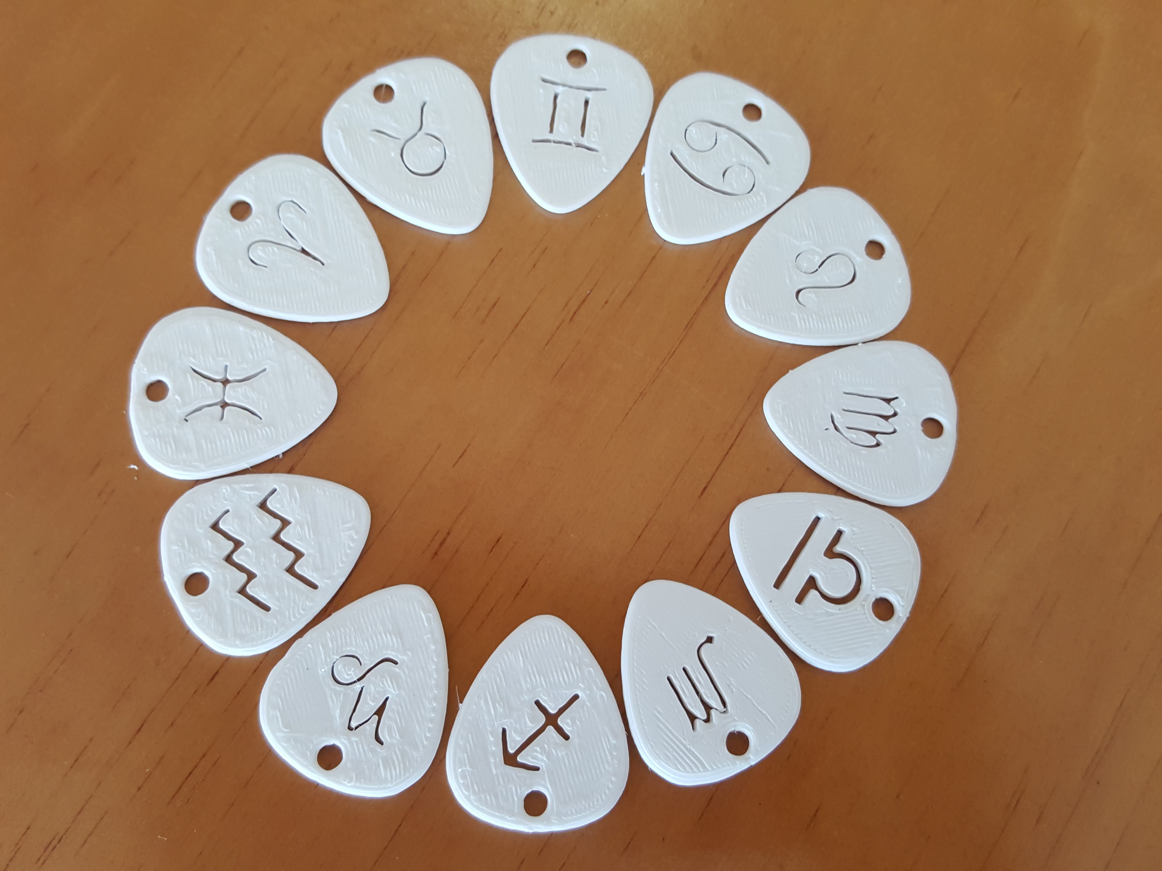 Zodiac Guitar Picks