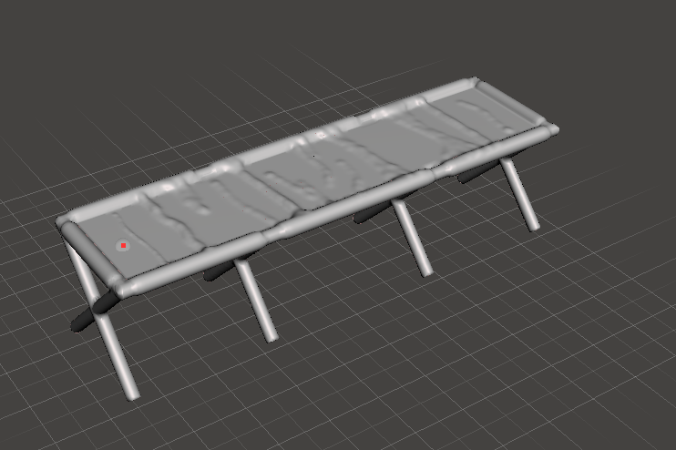 Military cot (1:32 scale for Revell UH-1D)