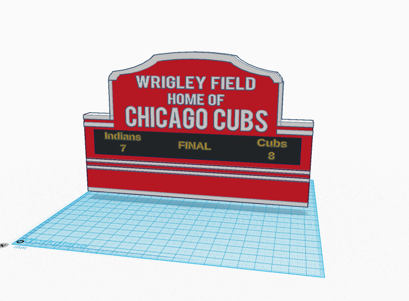 Custom Wrigley Field Sign #ChicagoCubs