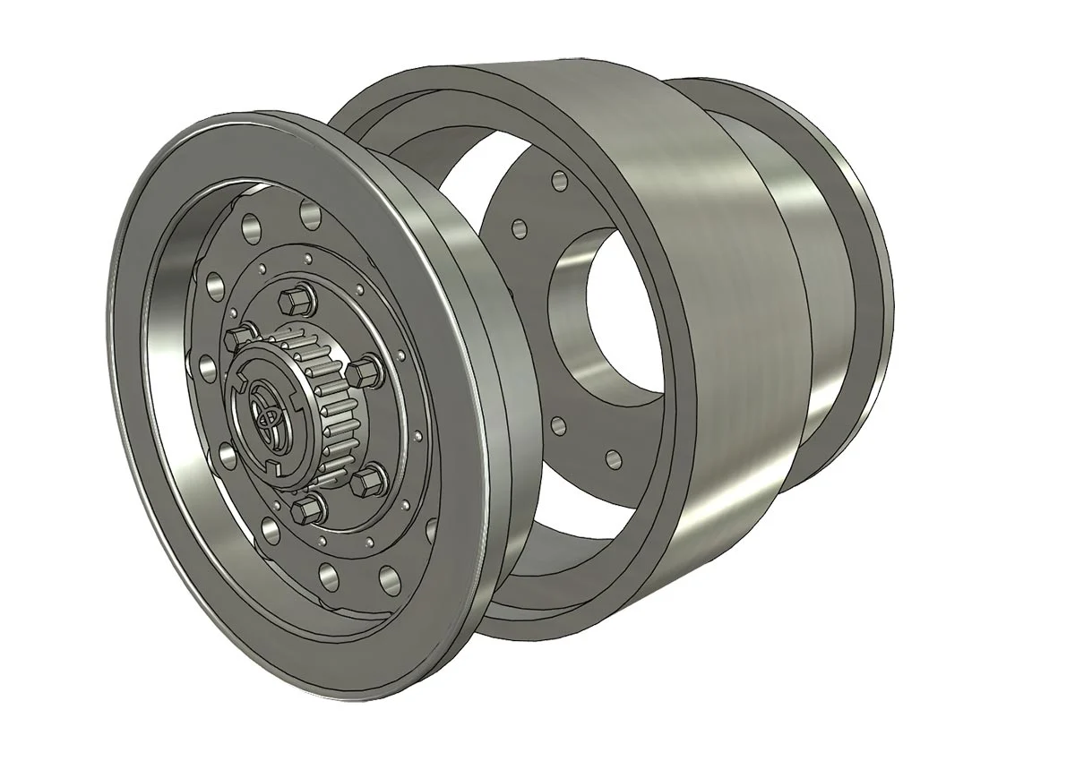 HG-P407 (Bruiser) 1.9" Beadlock Rims - No adaptor needed