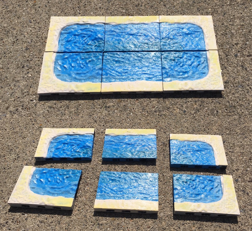 Beach 4x3 Openlock Tiles