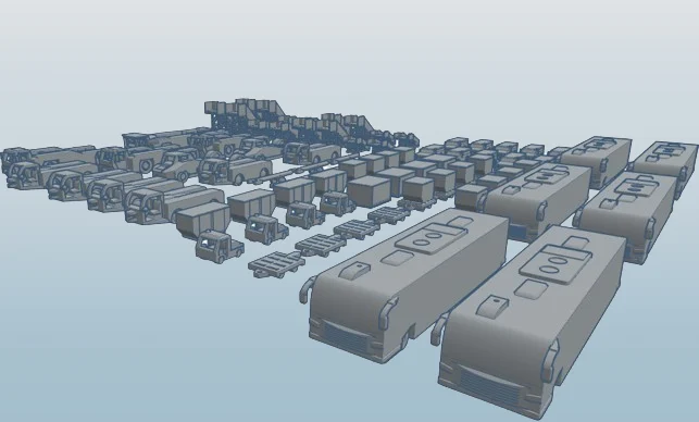1:400 Ground Service Equipment (GSE) For 1:400 Airports And More