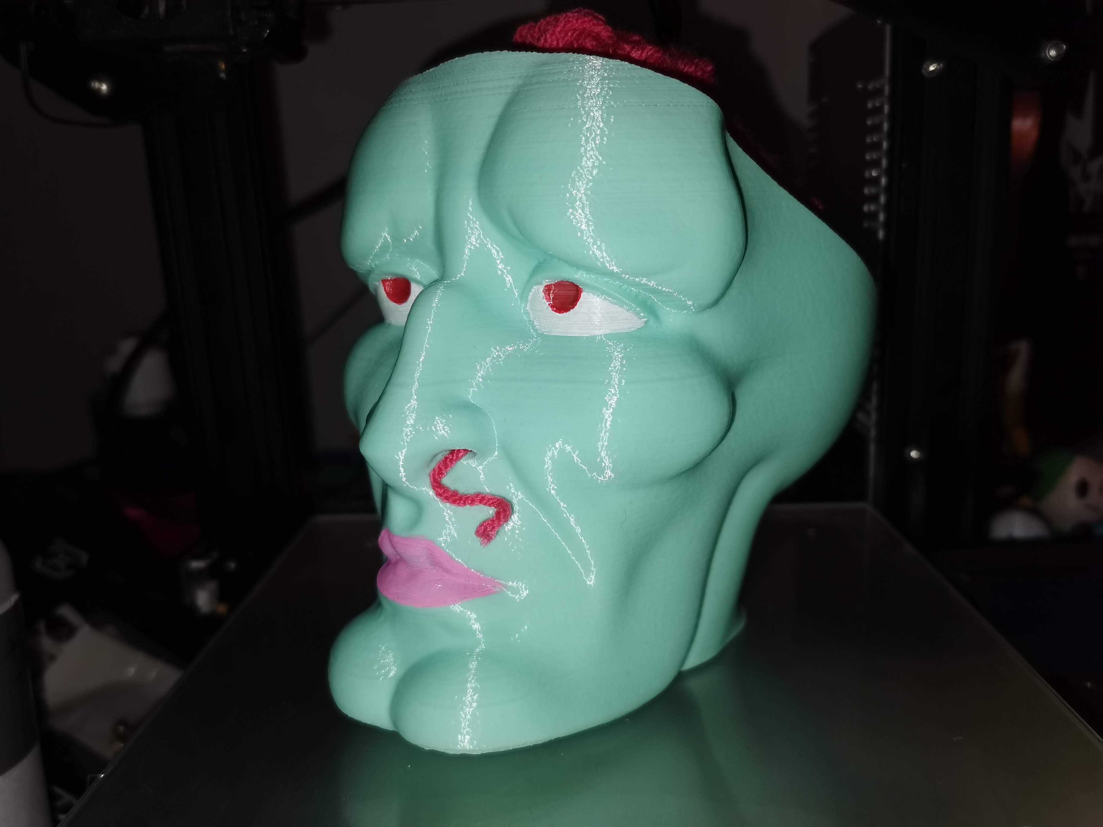 Handsome Squidward Yarn Bowl
