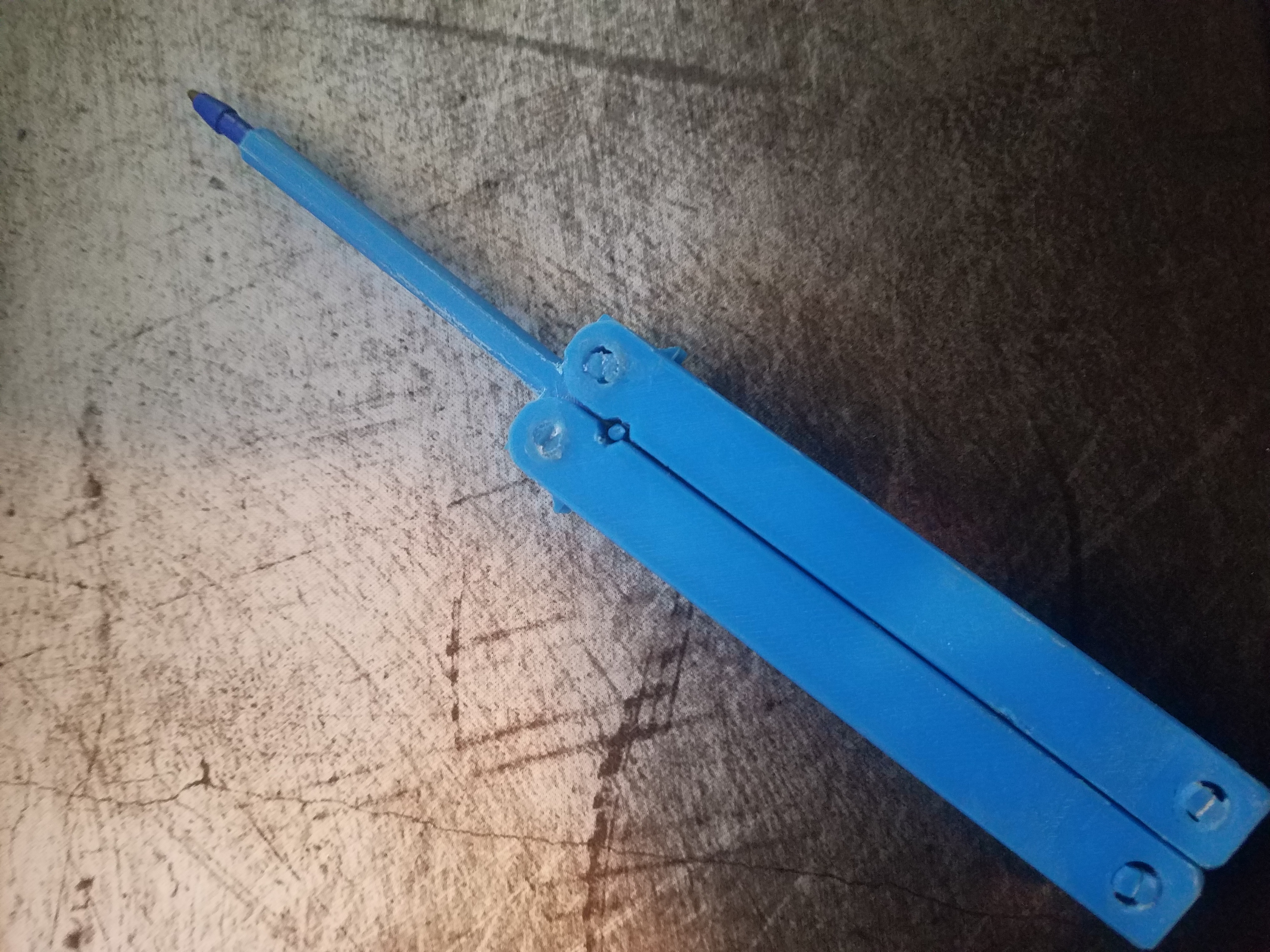 Butterfly Knife Pen