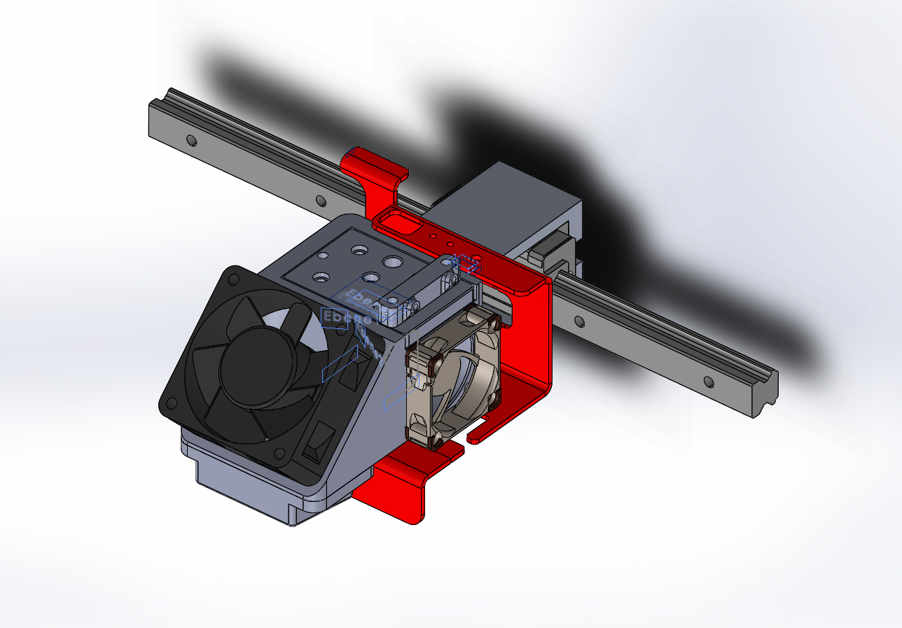 Neuer Hotendhalter BQ Hephestos 2