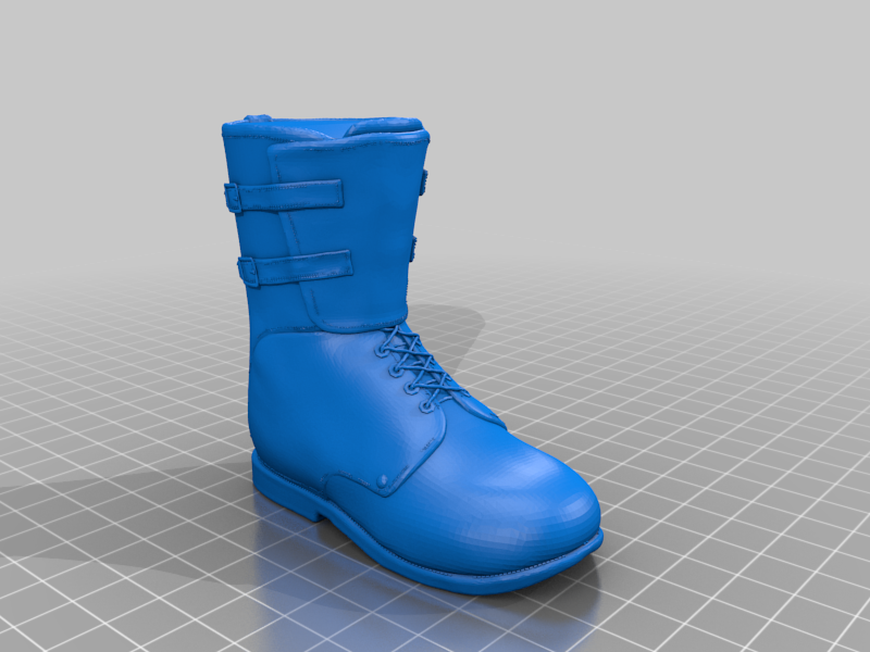 Men's Military Boots, STL File