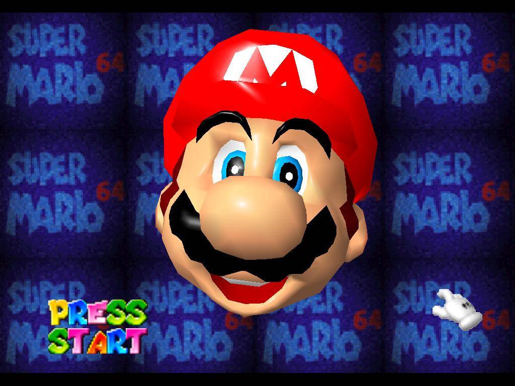Super Mario 64 Mario Head