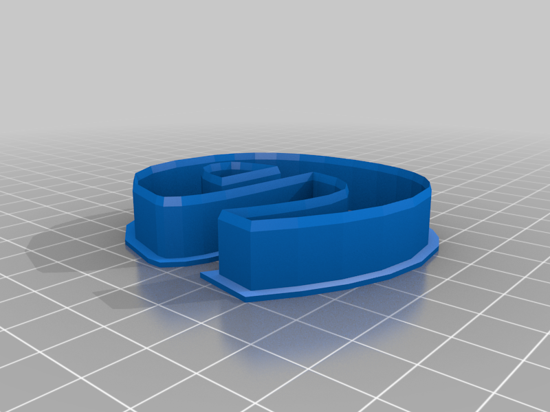 e Cookie cutter (Euler number 6 cm)