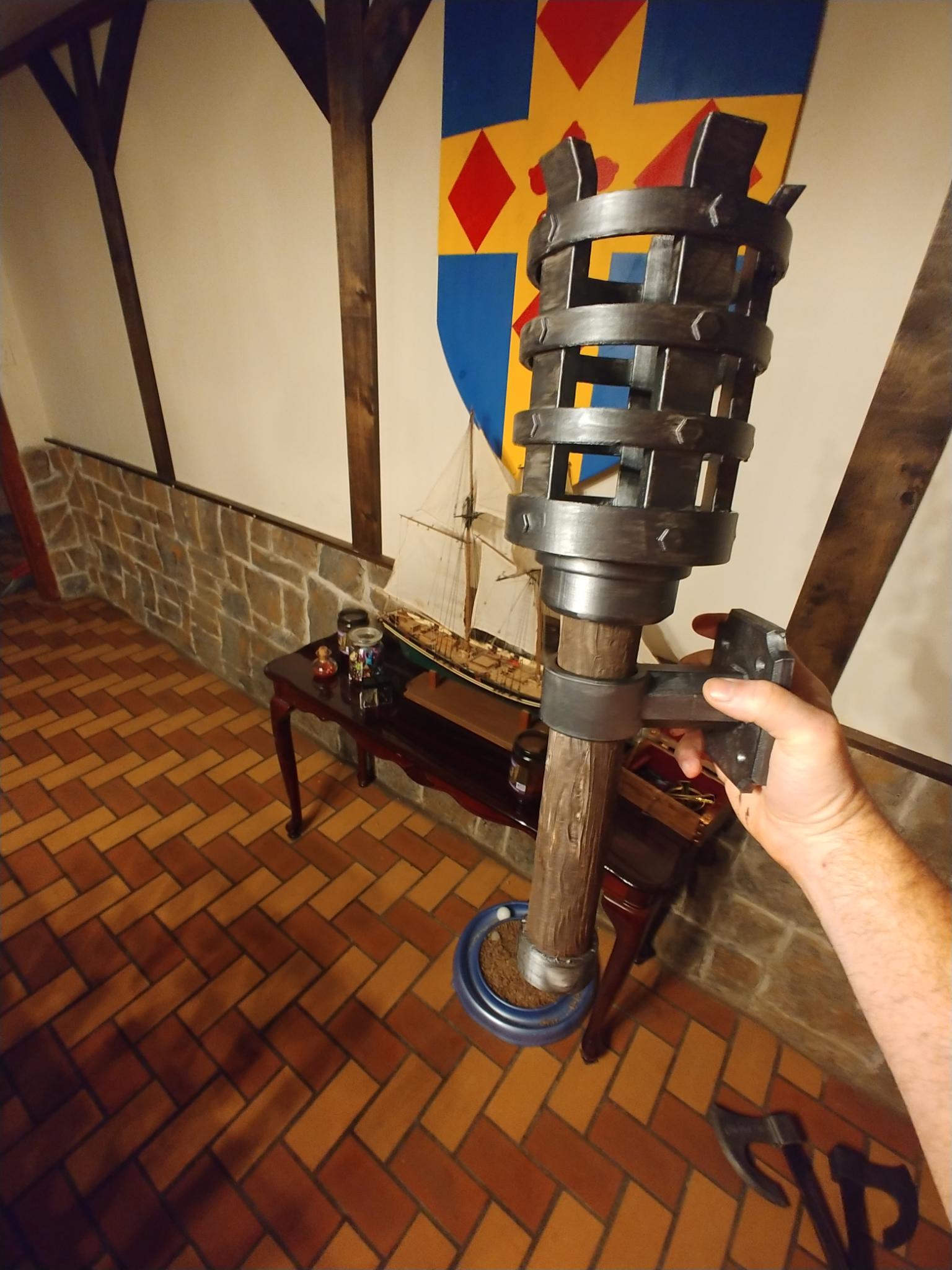 Medieval Torch Wall Sconce