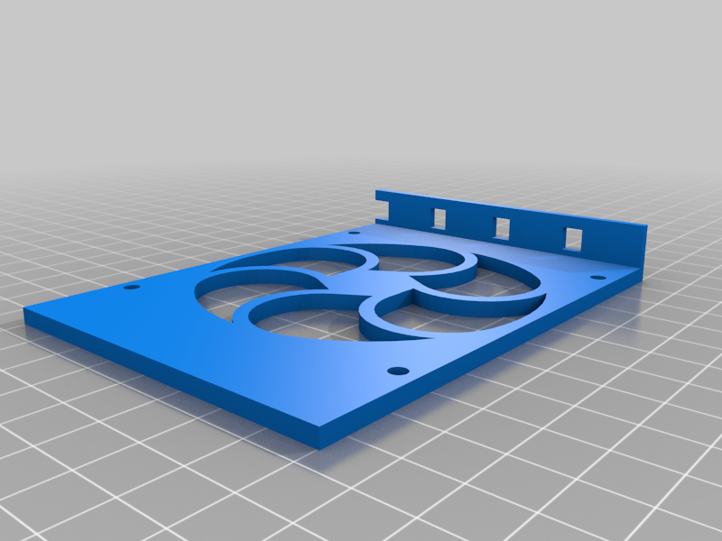 80mm fan holder for PC case